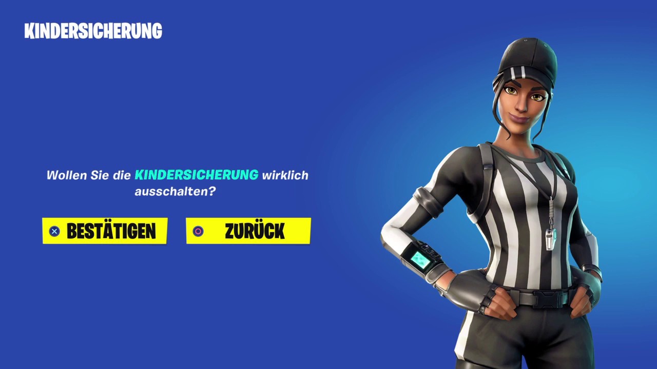 So Kannst Du In Fortnite Die Kindersicherung Deaktivieren Und Aktivieren Fortnite Deutsch Ps4 Youtube