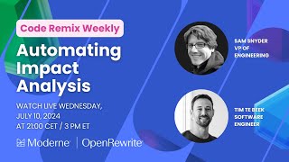 Code Remix Weekly | Automating Impact Analysis