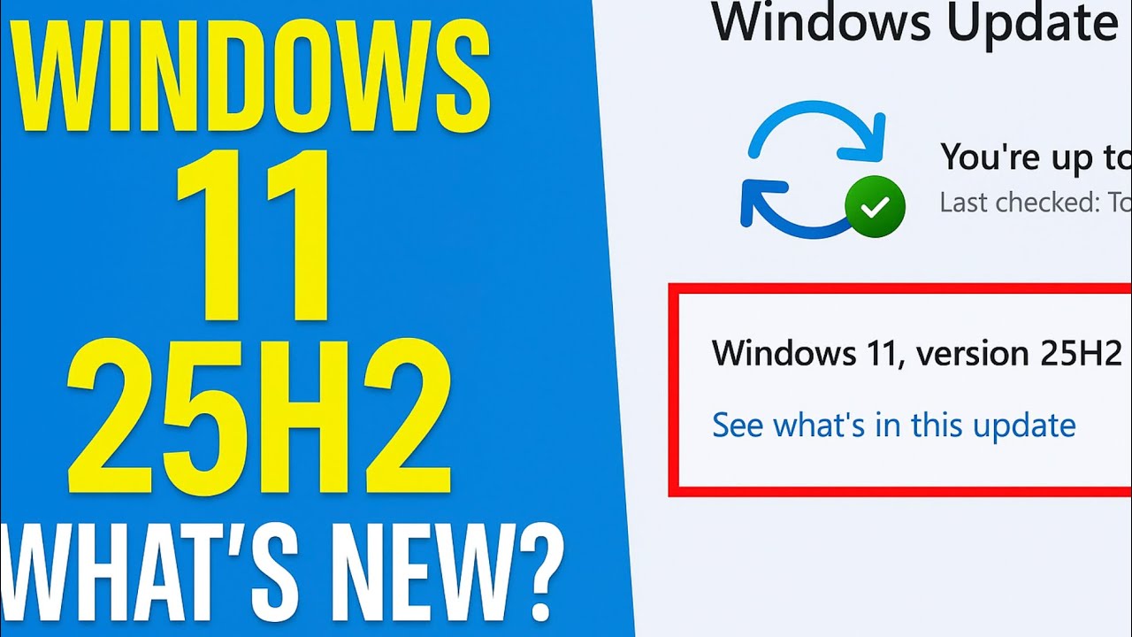 How To Update to Windows 11 25H2 with ISO + Explore New Features - YouTube