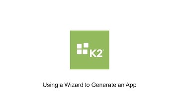 How-To: Using a Wizard to Generate an App