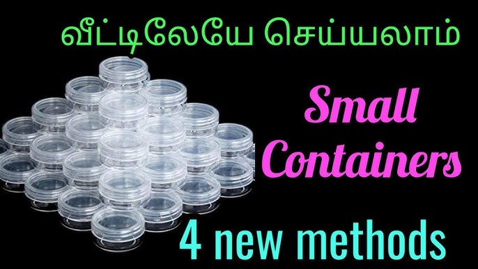 how to my slime container  how to make small containers without