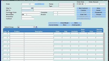 DYNAMIC 3i Free Edition ERP Tutorials - Entering an Order