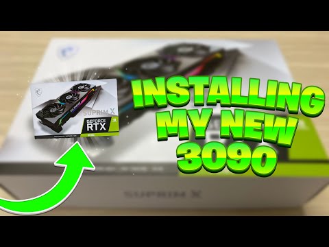 ? Live Stream Installing My New MSI 3090 Suprim X | Then Testing It Out | Raffle!!?