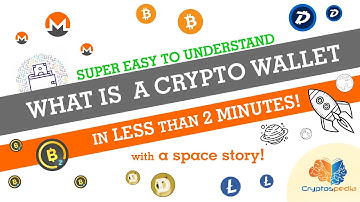 What is a Cryptocurrency Wallet? Learn EASILY in LESS than 2 minutes with this mini space story!
