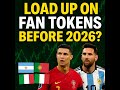 Italy Argentina Portugal Fan Tokens Could Explode In 2026 рџљЂ Italy Argentina Portugal Fan Tokens Could Explode In 2026 рџљЂ