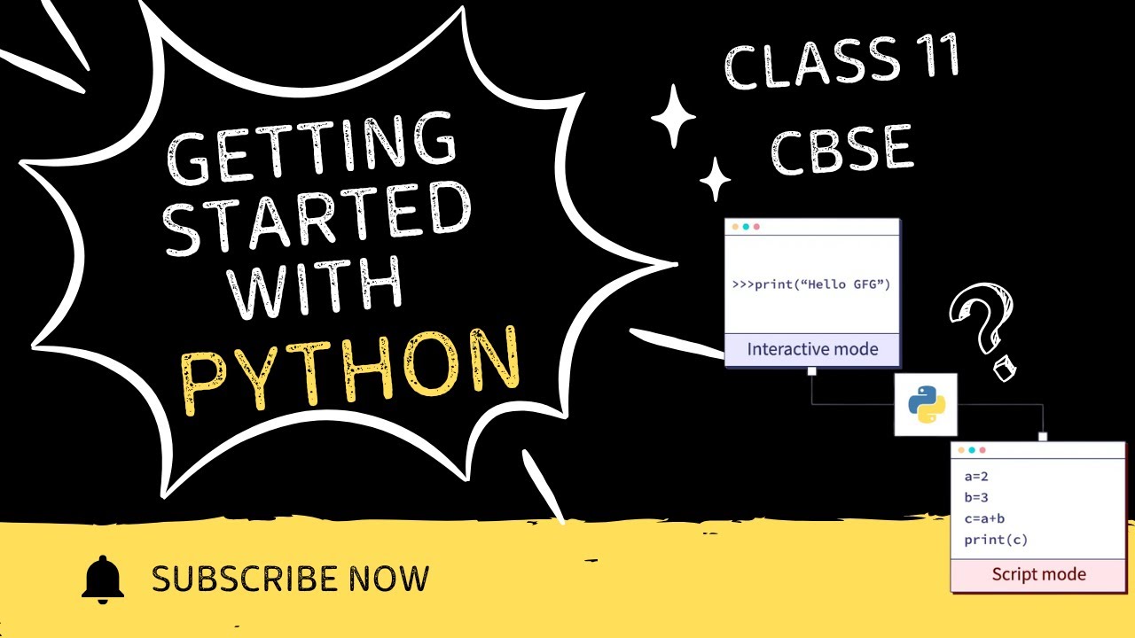 CLASS 11 CBSE CS Getting Started With Python || Chap 5 || Interactive ...