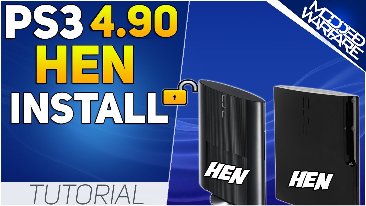 How to Install PS3 HEN on Any PS3 (4.90 or Lower) 