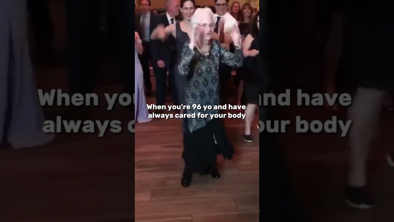 Amazing 96 Year Old Lady Dancing