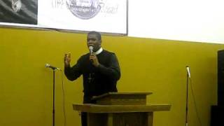 Video thumbnail of "Elder Marvin Tiller, Jr. singing, "Because He Lives""