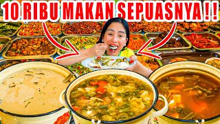 WARUNG VIRAL!! BAYAR 10 RIBU BISA MAKAN PORSI KULI DAN NAMBAH 10X SEPUASNYA🔥