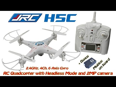 JJRC H5C 2.4GHz, 4Ch, 6 Axis Gyro, RC Quadcopter with Headless Mode and 2MP camera (RTF)