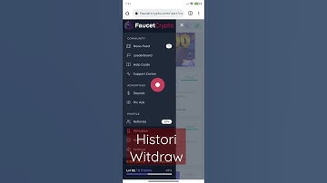FAUCET CRYPTO || Histori Witdraw