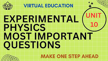 EXPERIMENTAL PHYSICS PART 1 |PG | UGTRB | QUESTION PAPER DISCCUSION