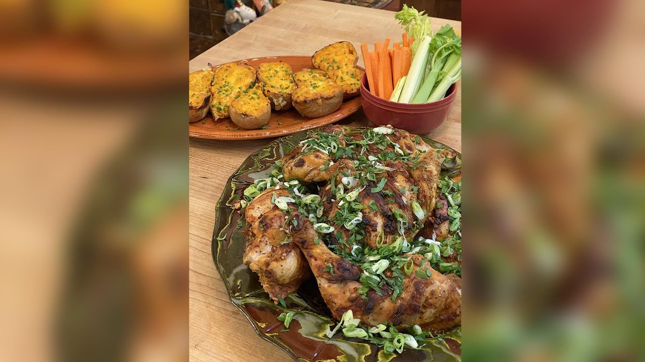 How To Make Deviled Slashed Chicken with Cheesy Twice-Baked Butternut  Squash | Rachael Ray | Rachael Ray Show