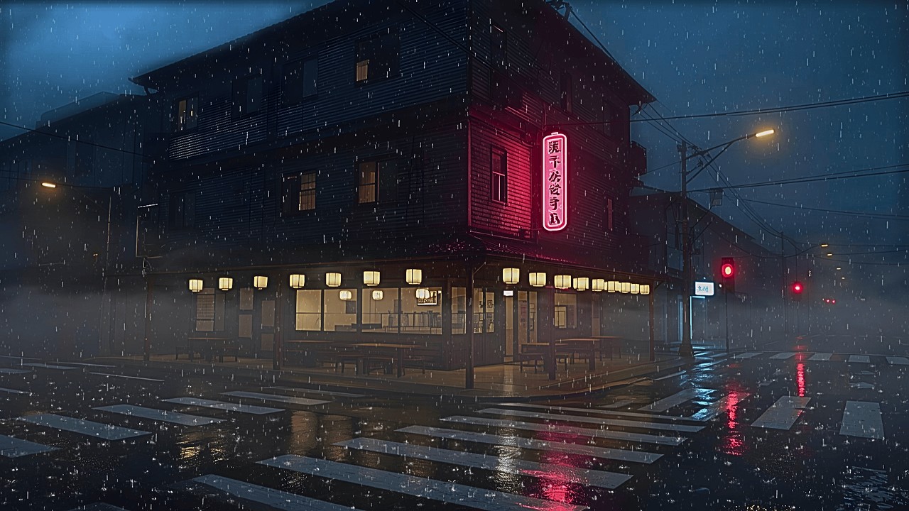 Cozy Rain Lofi 🌙 Find Your Calm in a Tokyo Night City • Deep Focus🎧