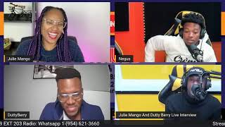 Julie Mango, Negus Imara & Dutty Berry  Live Interview On The Raúl Blaze Show