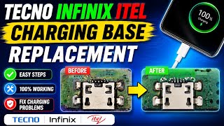 All Tecno, Infinix & Itel Charging Port Replacement Easy Method 2026