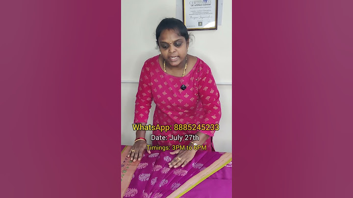 Next Saree Pre-pleating & Box folding Online class is on 27th July, Sunday. Plz DM if interested 🤗