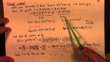 Linear Algebra: E.M.L. 2, idempotent examples the E_i and q_i and the a_i of the proof