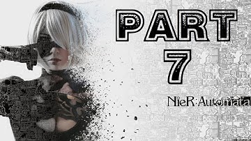 NieR: Automata - Blind 100% Playthrough part 7 (Amusement Park)