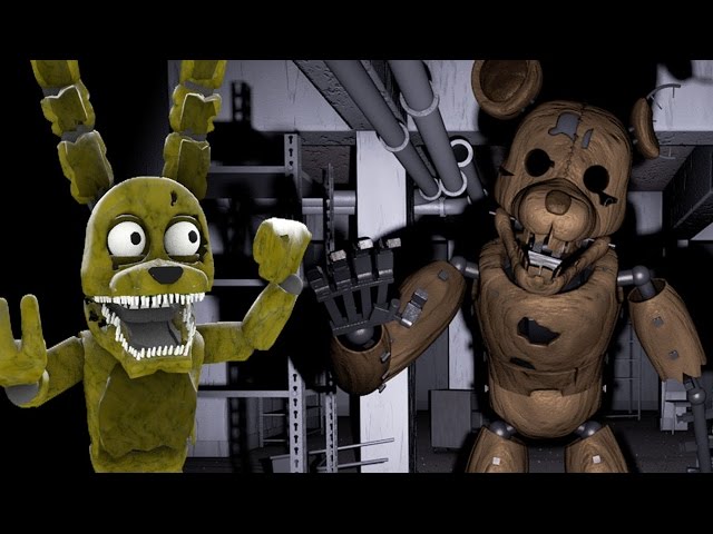 plushtrap (five nights at freddy's and 2 more) drawn by sonasan