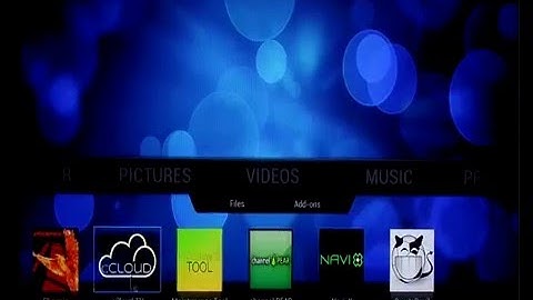 Adding to favorites in Kodi
