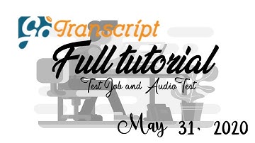 GoTranscript MCQ Test Answer  May 31, 2020 (1000% Correct Solution)