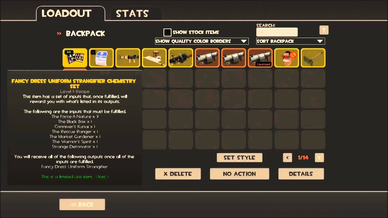 Team Fortress 2 How to make strangifier guide. Chemistry set YouTube