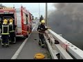 Una gran humareda en la Vía de Cintura dispara las alarmas