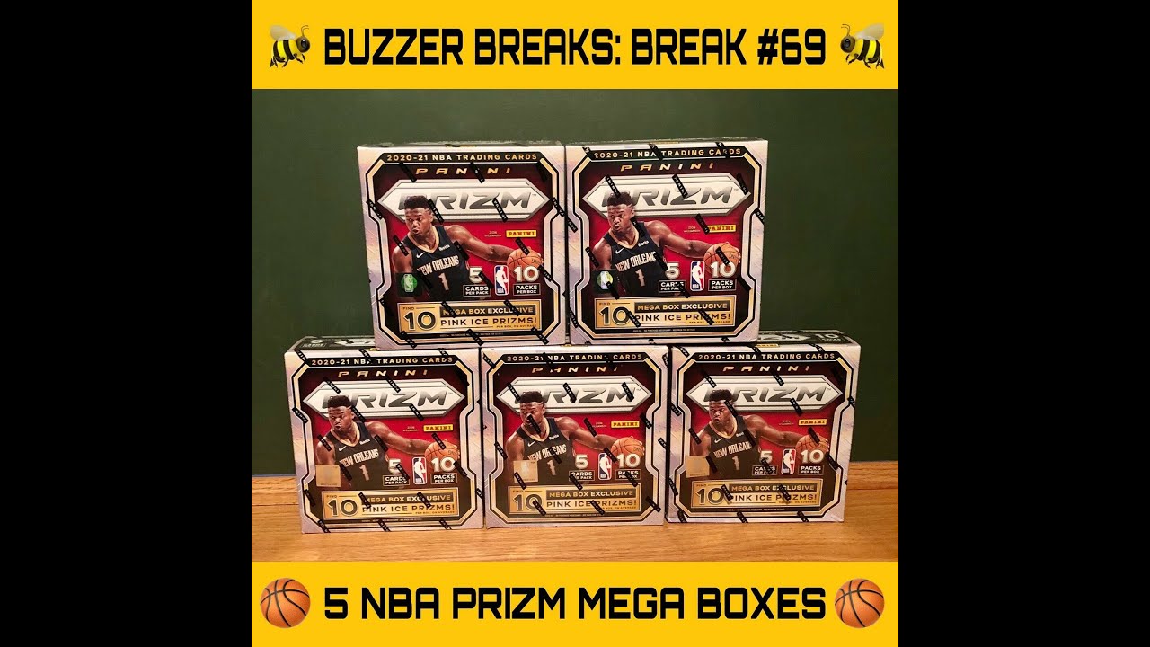 Buzzer Breaks Sports Cards 5 NBA Prizm Mega Box Break 69 YouTube
