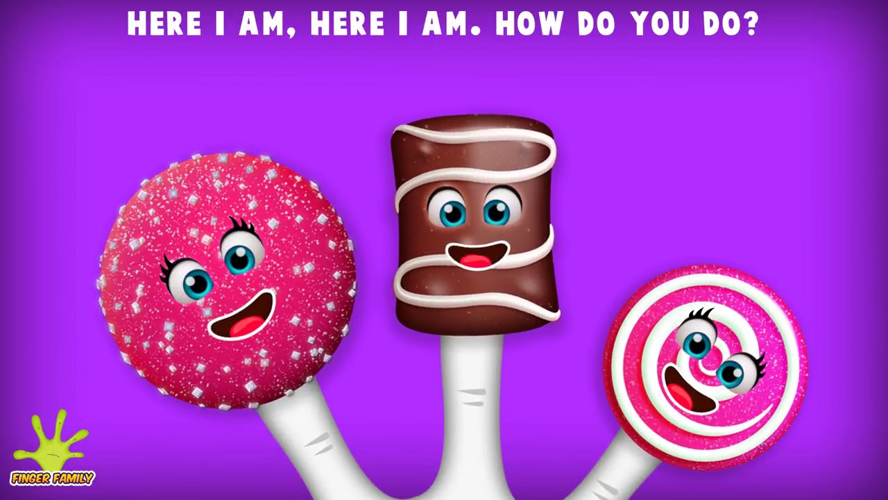 The Finger Family Chocolate Candy Family Nursery Rhyme Chocolate