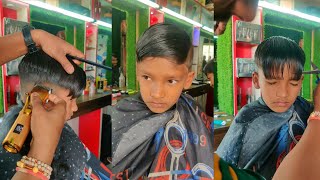 One Side Hairstyle Boys / Hair Cutting For Kids 2024