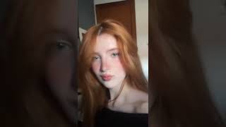 @malayka._.beauty Orange beauty 🍊🧡 #viral #vintage #vibes #video #blonde #dresses #aesthetic