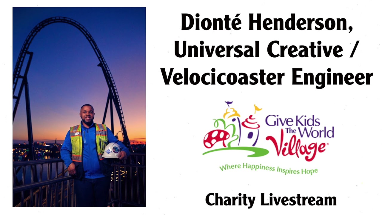 20 Minutes with Dionté Henderson - Universal Creative / Velocicoaster Lead Engineer