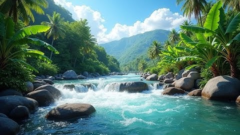 Sounds of Mountain Rivers and Forest Birds Singing. 12 Hours Of Deep Sleep.