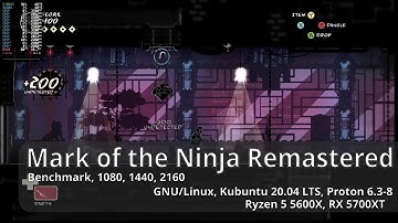 Mark of the Ninja Remastered , Proton 6.3-8 Linux , Benchmark