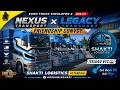 ETS2 telugu live 🚚 | NEXUS TRANSPORT × LEGACY TRANSPORT Friendship Convoy 🤝