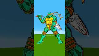 Turtle Power in Pixel Art | Leonardo, Donatello, Michelangelo & Raphael
