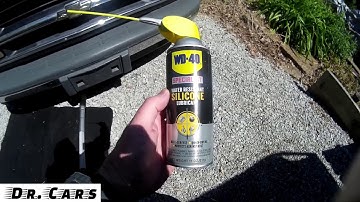 How I fixed my squeaky front suspension the easy way.