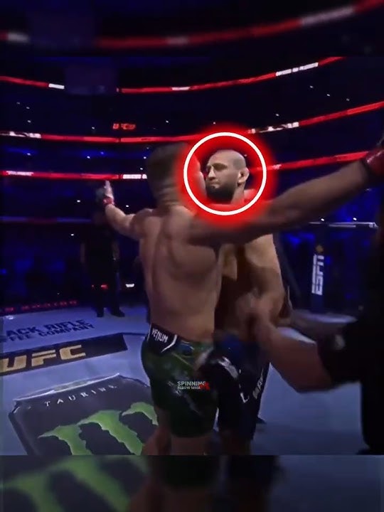 He Tried to Intimidate Khamzat Chimaev 🐺 #ufc #mma