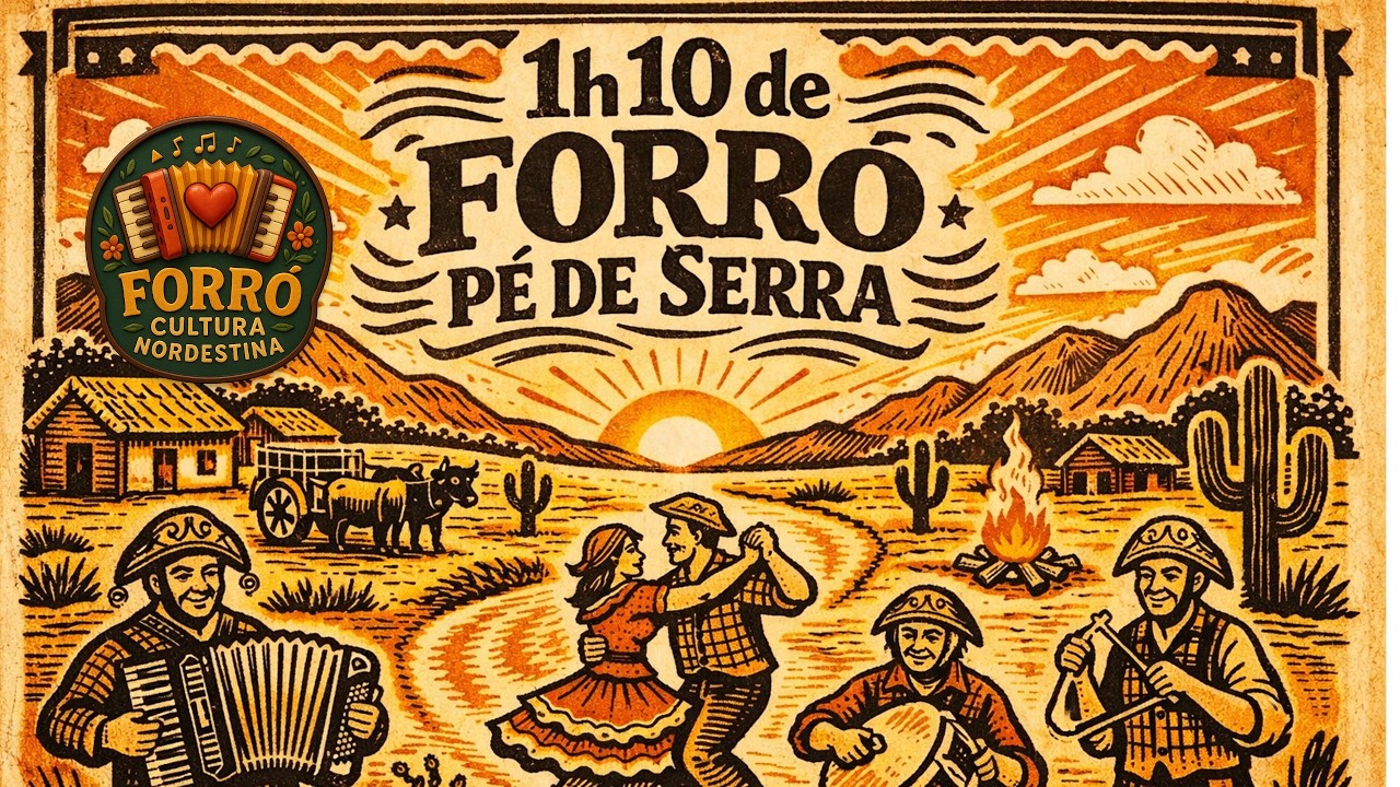 Forró Cultura Nordestina - 1h10 de Forró Pé de Serra - A Energia do Sertão