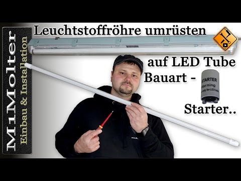 Video: Kann man Leuchtstoffröhren durch LED ersetzen?