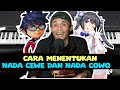 Cara menentukan transpose untuk nada cowo dan nada cewe di keyboard dan cara mencari chord lagu