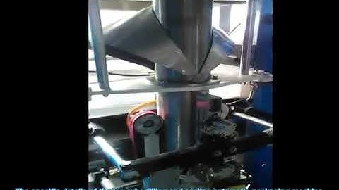 Ice cube filling and sealing automatic packaging machine