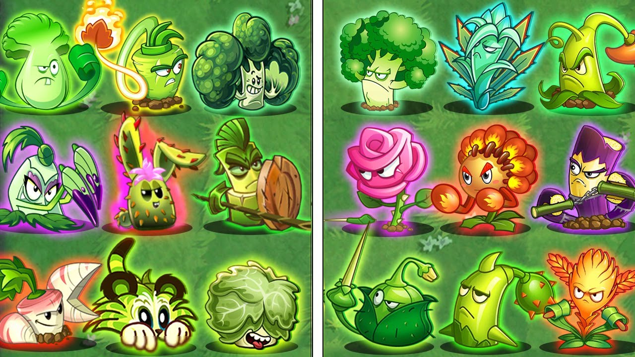 All Best Green Plants In PVZ 2 - Plants Vs Zombies 2 Tournament 