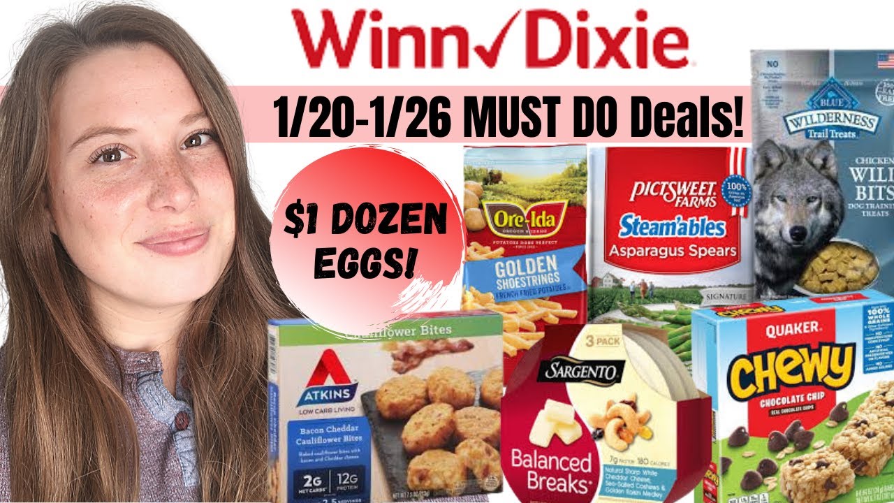 Winn Dixie MUST DO Deals 1/201/26 1 Dozen Eggs, Cheap Pet Treats