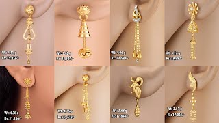 Buy New Model Light Weight Gold Plated Imported Design Earrings Buy Online