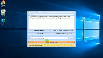 How To Use EPUB To MOBI Converter Software