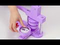 Soft Fridge Magnets Production steps ：58mm example