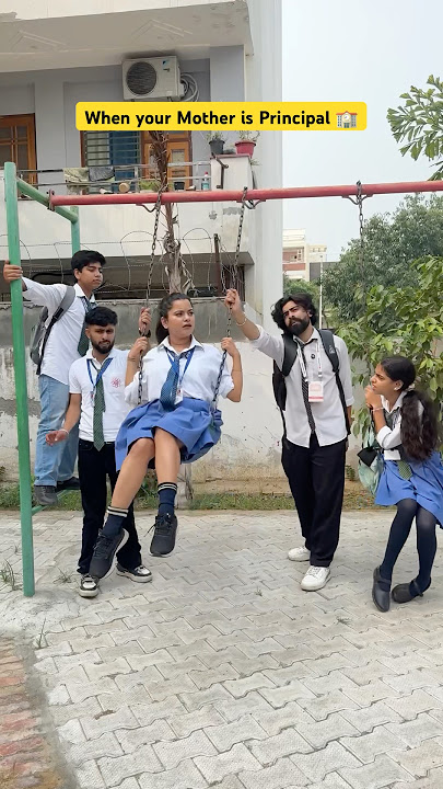 When you are Principal ki beti 👧🏼 #shorts #ytshorts #sejalgabashorts #school
